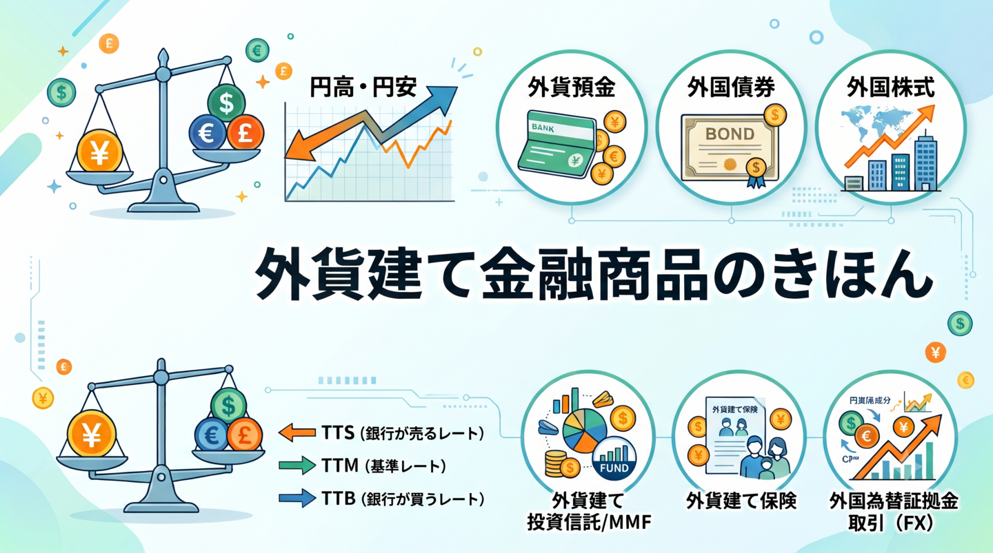 外貨建て金融商品のきほんのバナー