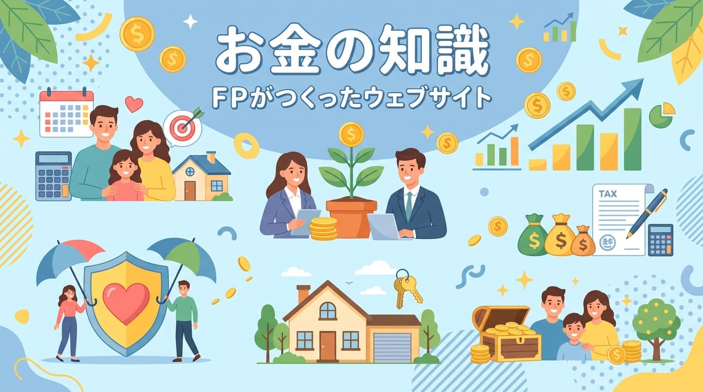 お金の知識 ＦＰがつくったウェブサイトバナー