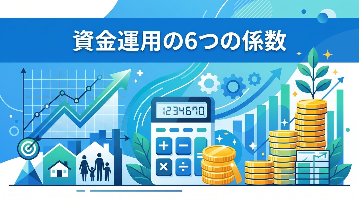 資金運用の6つの係数のバナー