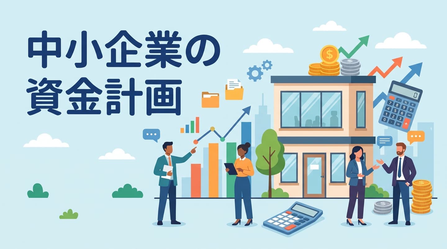 中小企業の資金計画のバナー